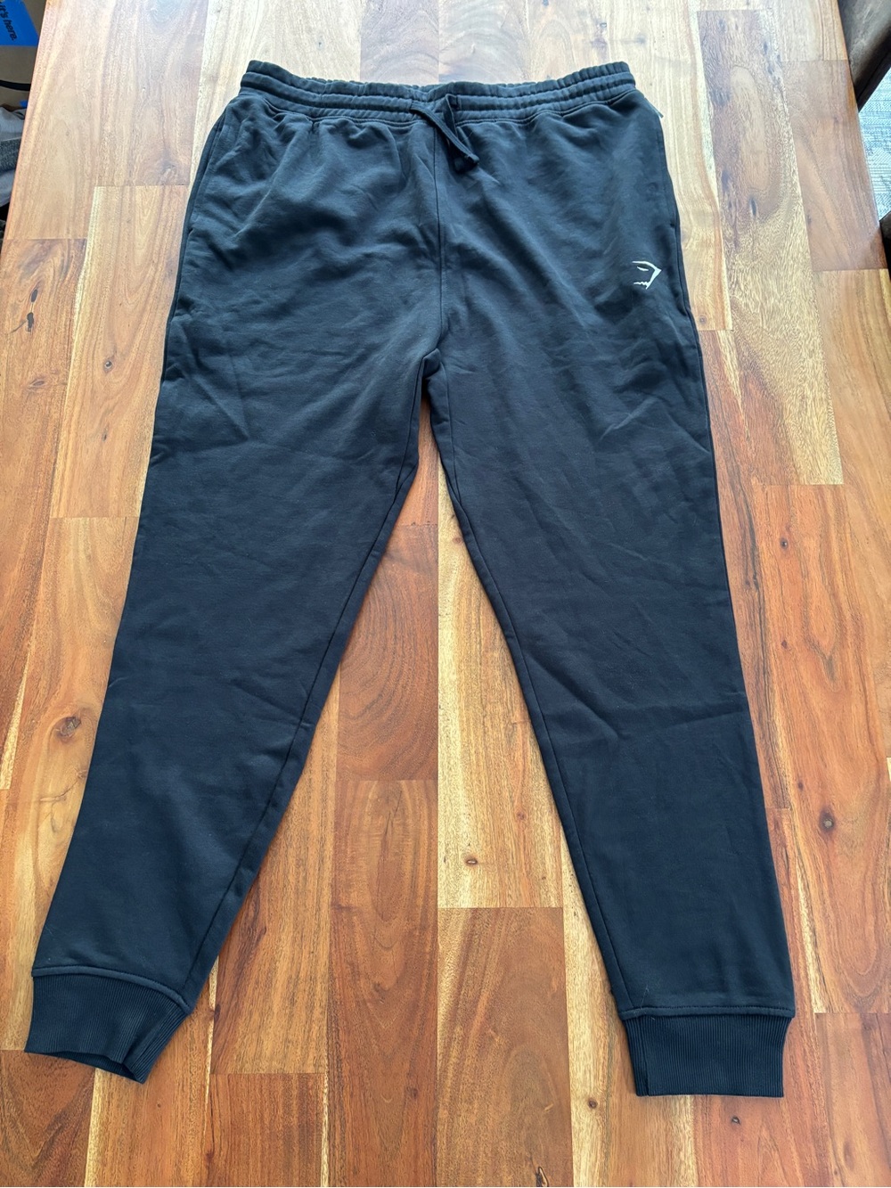 Gymshark Black Jogger Sweatpants - Size XL